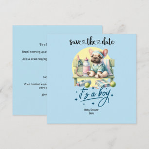 Invitación de Baby Shower con temas de tenis - Azu