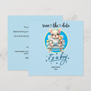 Invitación de Baby Shower con temas de tenis - Azu