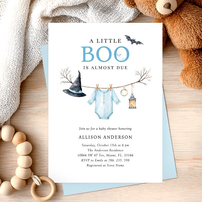 Invitación de Baby Shower Cute de Halloween (Subido por el creador)