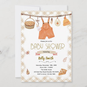 Invitación de Baby Shower Cutie Pie