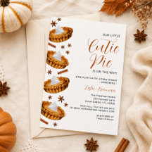 Invitación de Baby Shower Cutie Pie - Otoño