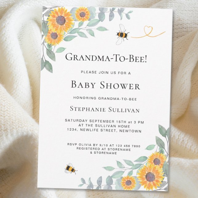 Invitación de Baby Shower de Abuela a Apuesta (Subido por el creador)