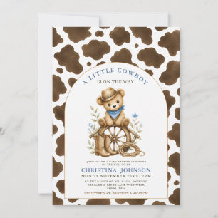 Invitación de Baby Shower de Acuarela de Pequeño V