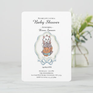 Invitación de Baby Shower de Animales del Bosque A