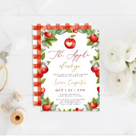 Invitación de Baby Shower de Apple of Our Eye