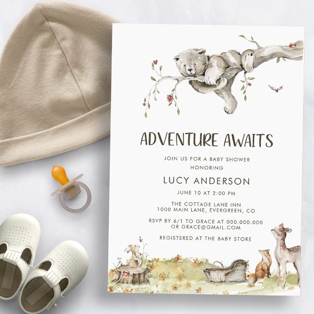 Invitación de Baby Shower de Aventura (Subido por el creador)
