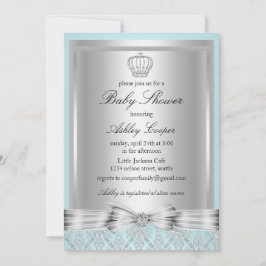 Invitación de Baby Shower de Blue Prince