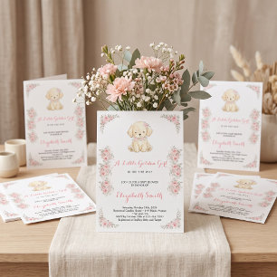 Invitación de Baby Shower de Cachorro de Retriever