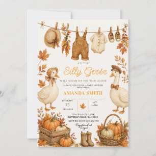Invitación de Baby Shower de Calabaza Tonta de Oto