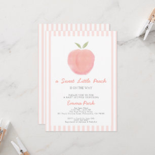 Invitación de Baby Shower de color dulce y dulce r