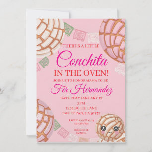 Invitación de Baby Shower de Concha Rosa