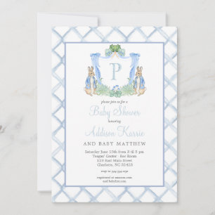 Invitación de Baby Shower de conejo