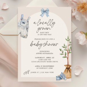 Invitación de Baby Shower de crecimiento local