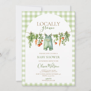 Invitación de Baby Shower de crecimiento local