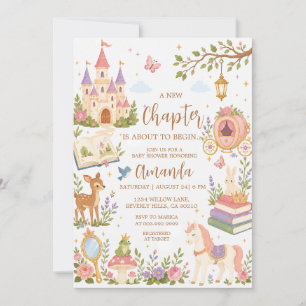 Invitación de Baby Shower de Cuento de Hadas para