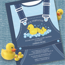 Invitación de Baby Shower de Cute TWINS Ducks