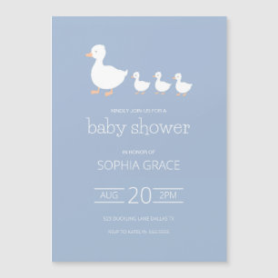 Invitación de Baby Shower de duckling