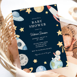 Invitación de Baby Shower de fuera de este mundo
