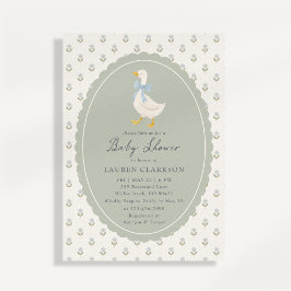 Invitación de Baby Shower de Ganso de Cuento de Ha