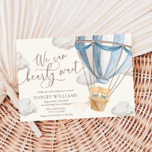 Invitación de Baby Shower de Gemelos 'Apenas Podem