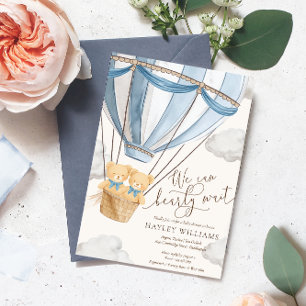 Invitación de Baby Shower de Gemelos 'Apenas Podem