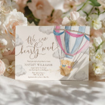 Invitación de Baby Shower de Gemelos 'Apenas Podem