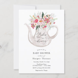 Invitación de Baby Shower de Gemelos Bebés Prepara