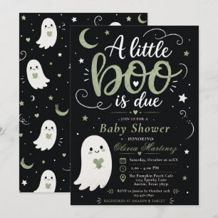 Invitación de Baby Shower de Halloween