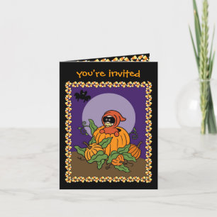 Invitación de baby shower de Halloween