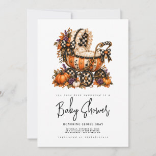 Invitación de Baby Shower de Halloween