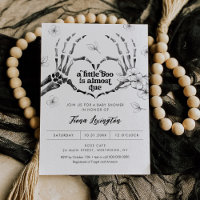 Invitación de Baby Shower de Halloween con amor gó