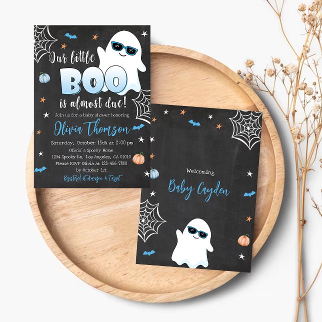 Invitación de Baby Shower de Halloween es un chico (Subido por el creador)
