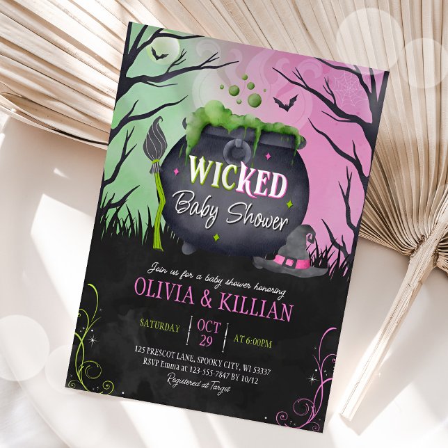 Invitación de Baby Shower de Halloween malvado (Subido por el creador)