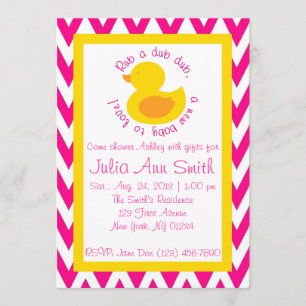 invitación de Baby Shower de la