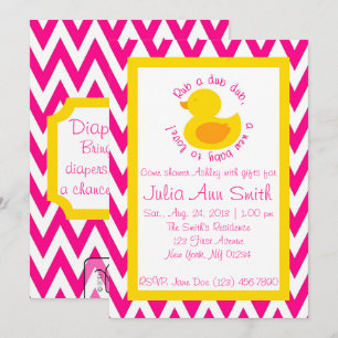 invitación de Baby Shower de la