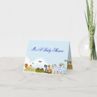 Invitación de Baby Shower de la arca de Noah