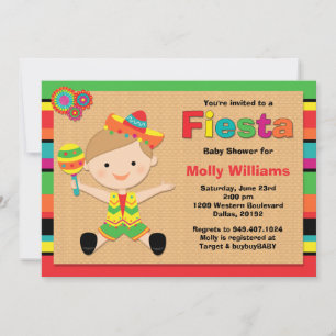 Invitación de Baby Shower de la fiesta