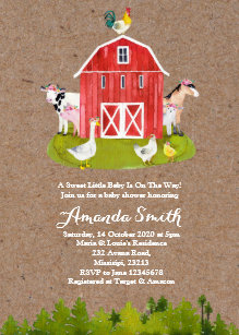 Invitaciones La Granja Pollo De De Zazzle Es Invitaciones La Granja Pollo De De Zazzle Es