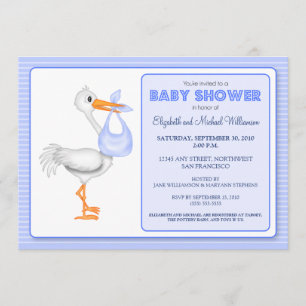 Invitación de Baby Shower de la llegada de la
