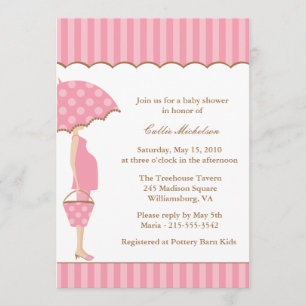 Invitación de Baby Shower de la mamá de la MOD