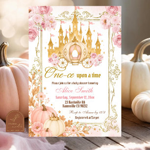 Invitación de Baby Shower de la Princesa de la Cal
