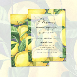 Invitación de Baby Shower de Limones La Principal 