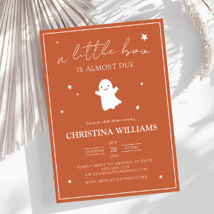 Invitación de Baby Shower de Little Boo Halloween