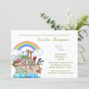 Invitación de Baby Shower de los cristianos árabes