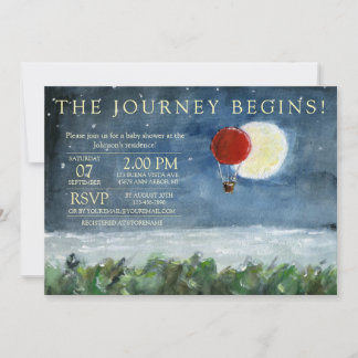 Invitación de Baby Shower de Moon Eclipse