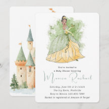 Invitación de baby shower de niña