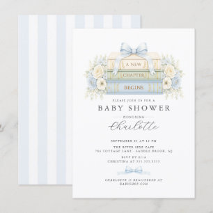 Invitación de Baby Shower de Niño Comienza Nuevo C