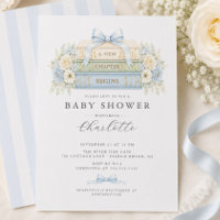 Invitación de Baby Shower de Niño Comienza Nuevo C