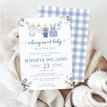 Invitación de baby shower de niño dulce como una m