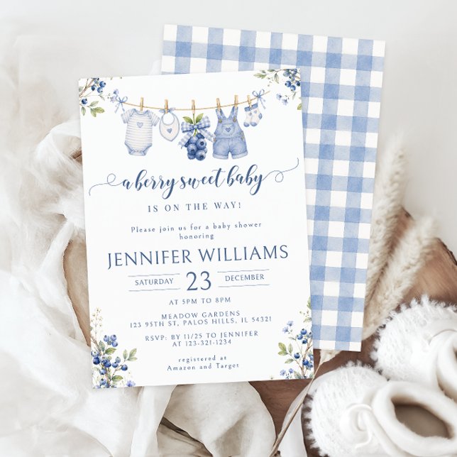 Invitación de baby shower de niño dulce como una m (Subido por el creador)